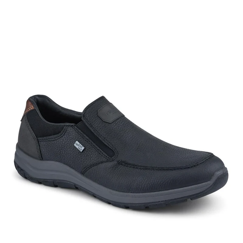 Rieker Extra-Wide Leather Slip-On Shoes - RKR42515 / 327 829