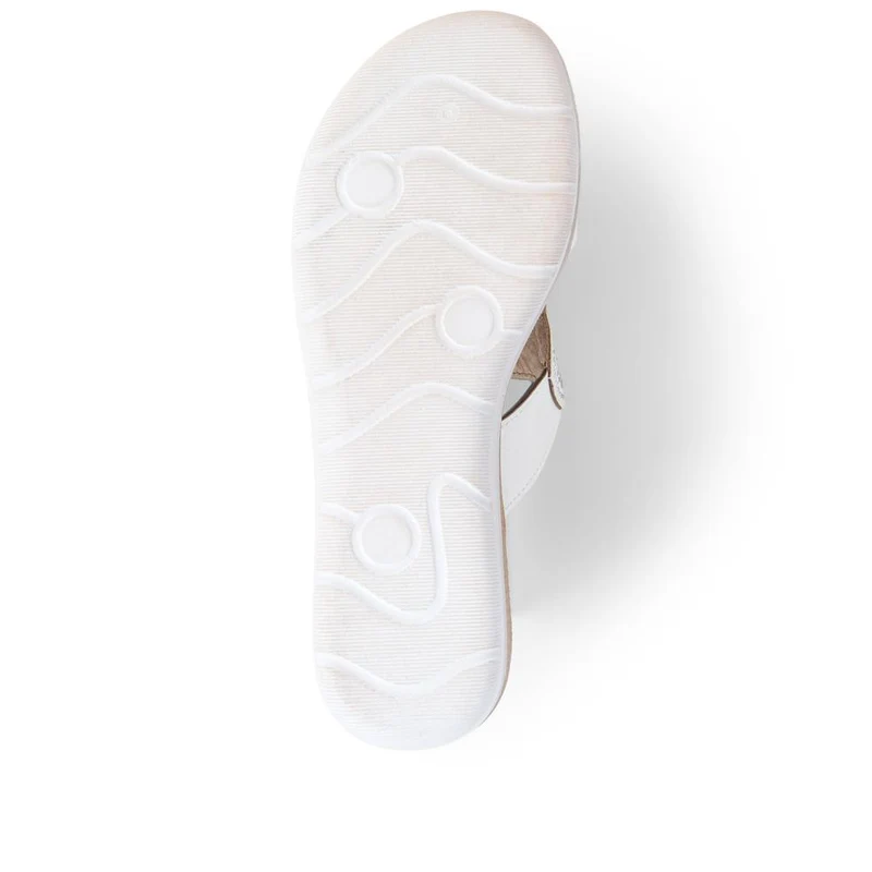 Embellished Mule Sandals - INB39043 / 325 202 - White