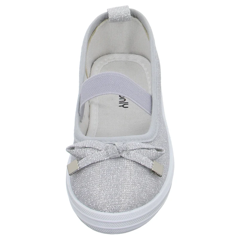 girlZ onlY Leinen Slipper/Kletthalbschuh