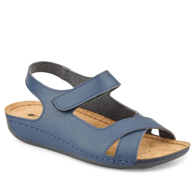 Cushioned Touch-Fasten Sandals - SERAY41003 / 327 591 - Navy