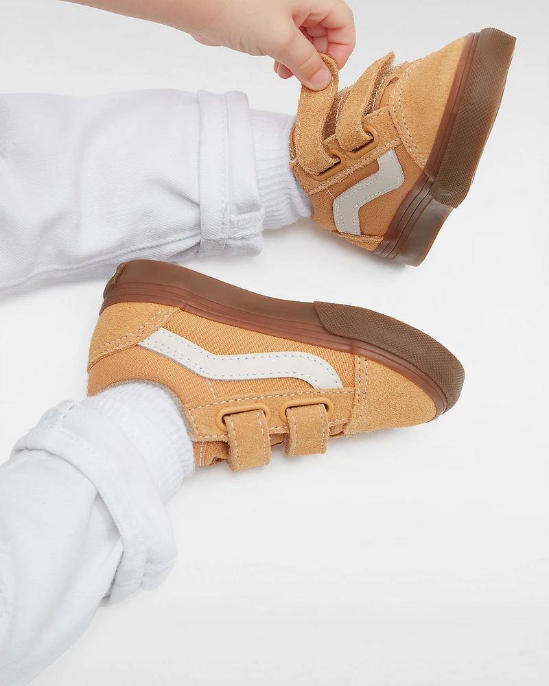 VANS Old Skool V-Turnschuhe für Kleinkinder – Antelope Brown