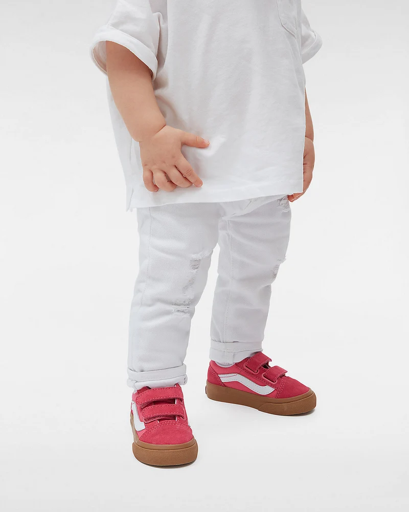 VANS Old Skool V-Turnschuhe für Kleinkinder – Rosa