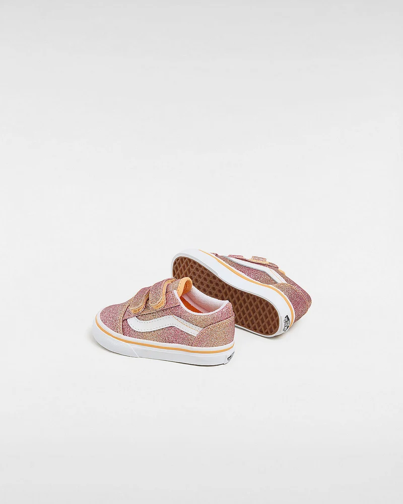 VANS Old Skool V-Turnschuhe für Kleinkinder – Sunrise Glitter