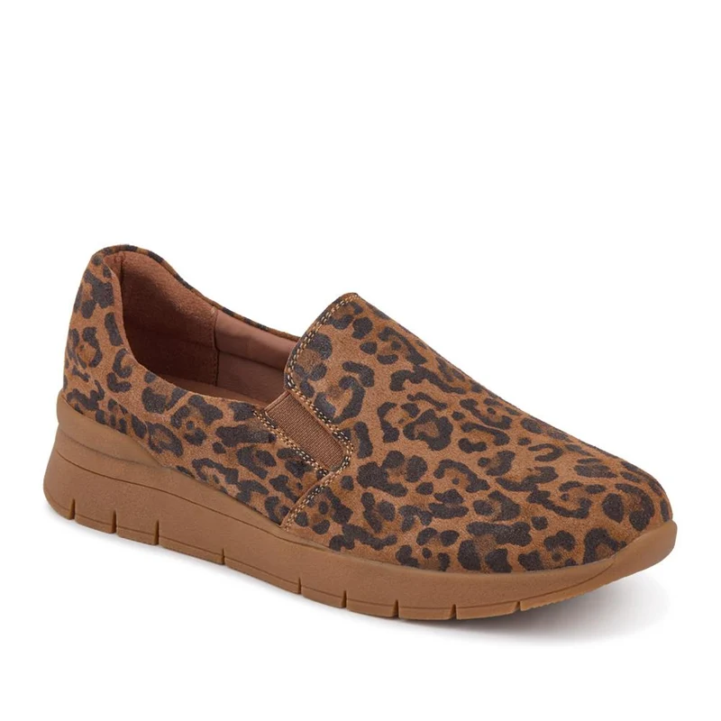 Leather Slip-On Shoes - BRK42008 / 327 978 - Leopard