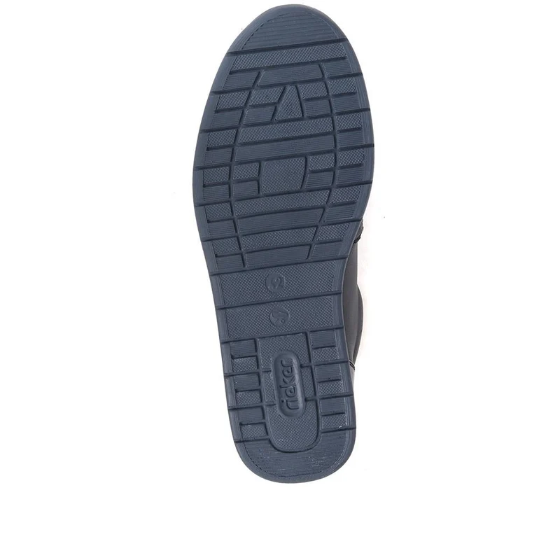 Leather Slip-On Shoes - RKR37516 / 323 369 - Navy