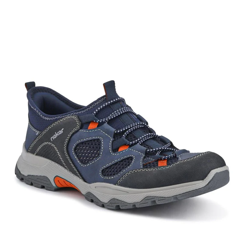 Wide-Fit Sports Trainers - RKR41530 / 326 937 - Navy Multi