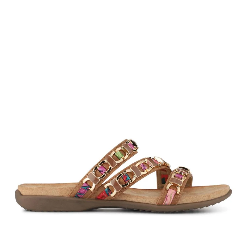 Triple-Strapped Mules - BAIZH41022 / 327 273 - Tan