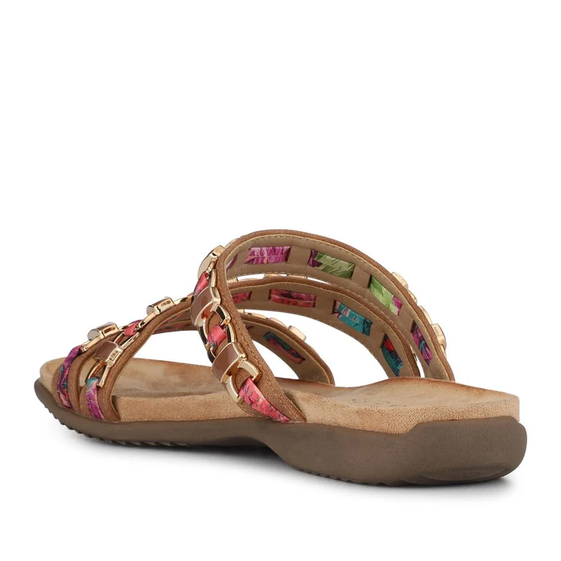Triple-Strapped Mules - BAIZH41022 / 327 273 - Tan
