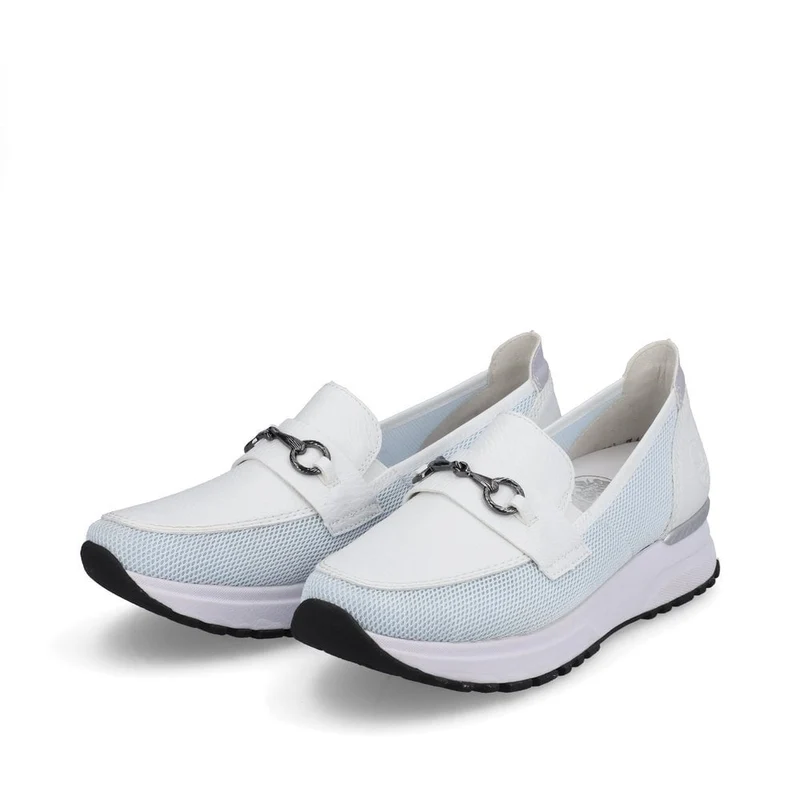 Rieker Modischer Loafer für Damen – Hellblau
