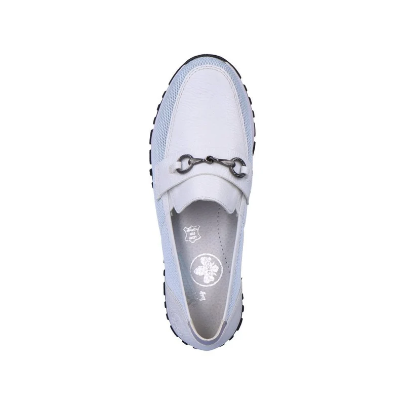 Rieker Modischer Loafer für Damen – Hellblau