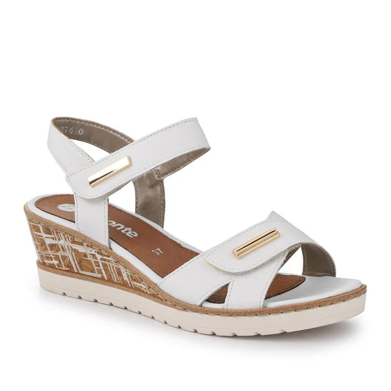 Premium Leather Touch-Fastening Sandals - DRS41515 / 327 093