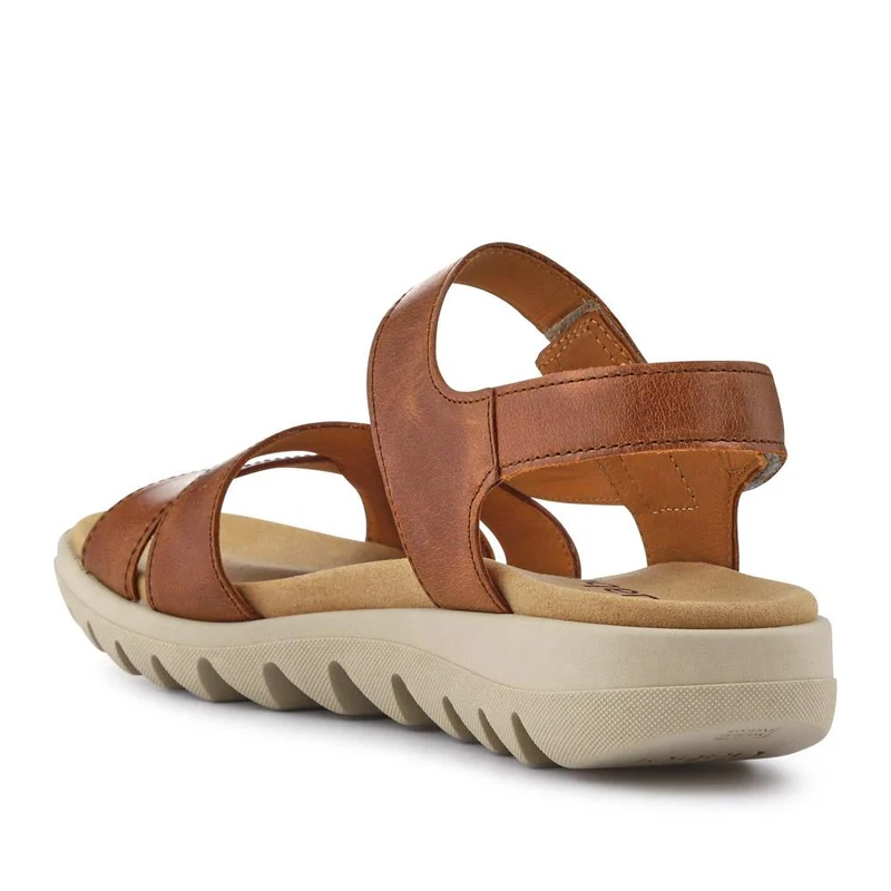 Chang Leather Dual Touch Fastening Sandals - GAB41526 / 327 033 - Tan