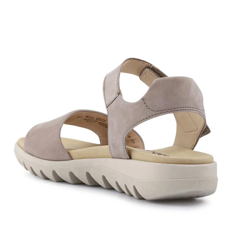 Chiffon Gabor Leather Touch Fasten Sandals - GAB41525 / 327 031 - Taupe