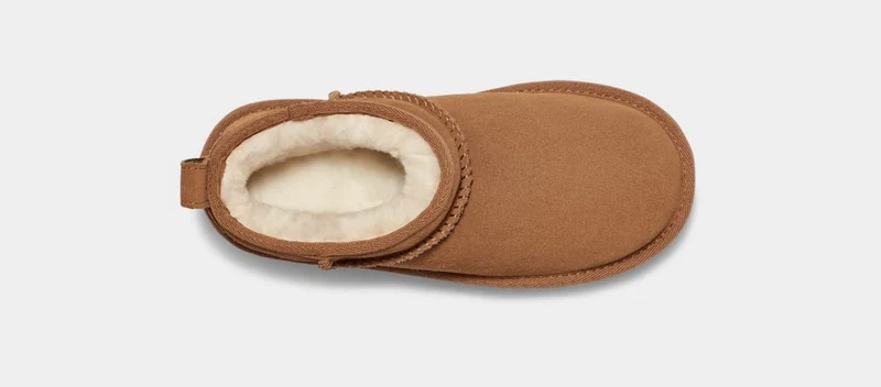 UGG Ultra-Mini-Plateau-Stiefel für Kinder | Kastanie