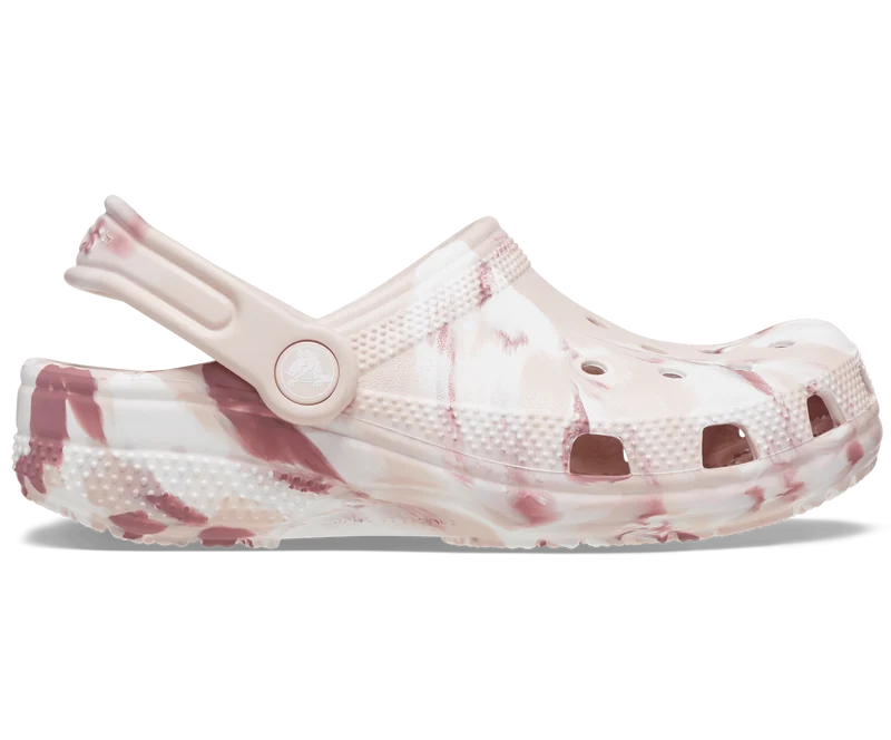 CROCS Klassischer marmorierter Kinder-Clog – Quarz