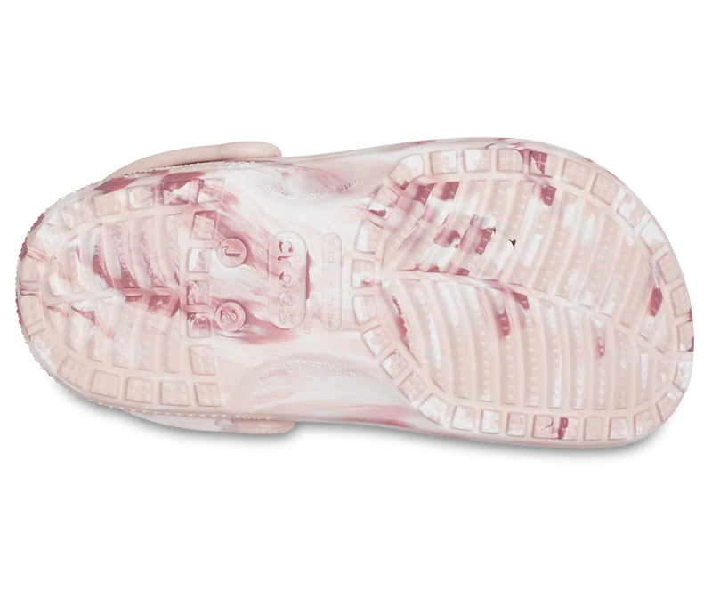 CROCS Klassischer marmorierter Kinder-Clog – Quarz