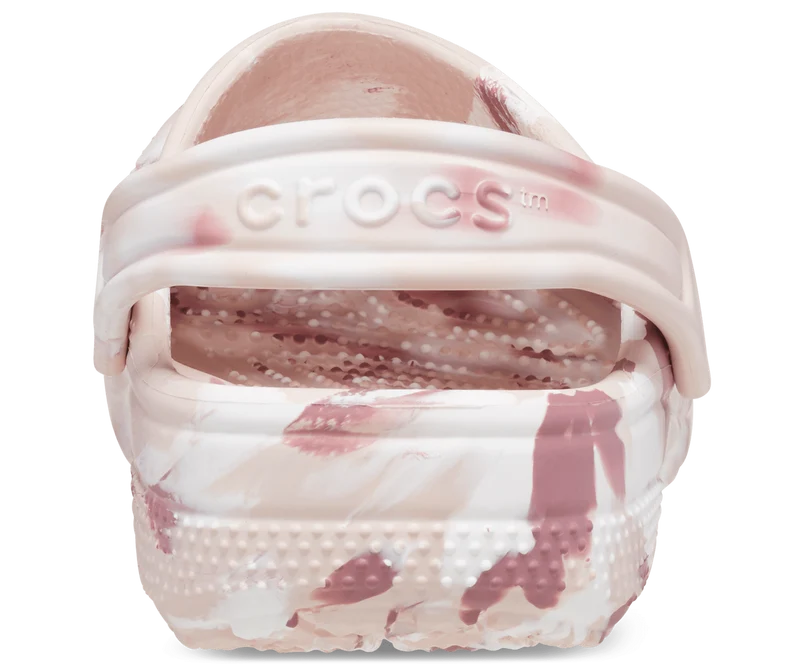 CROCS Klassischer marmorierter Kinder-Clog – Quarz