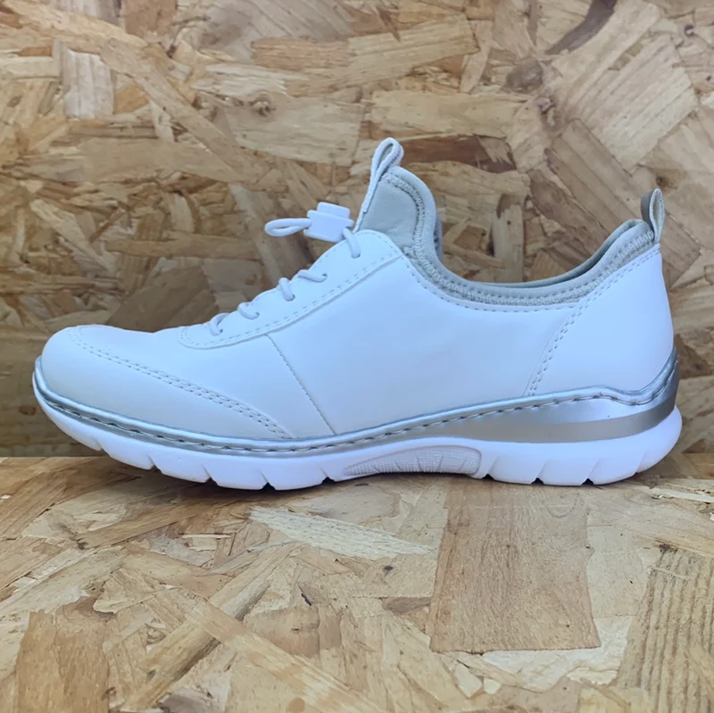 Rieker Modische Damen-Sneaker – Weiß