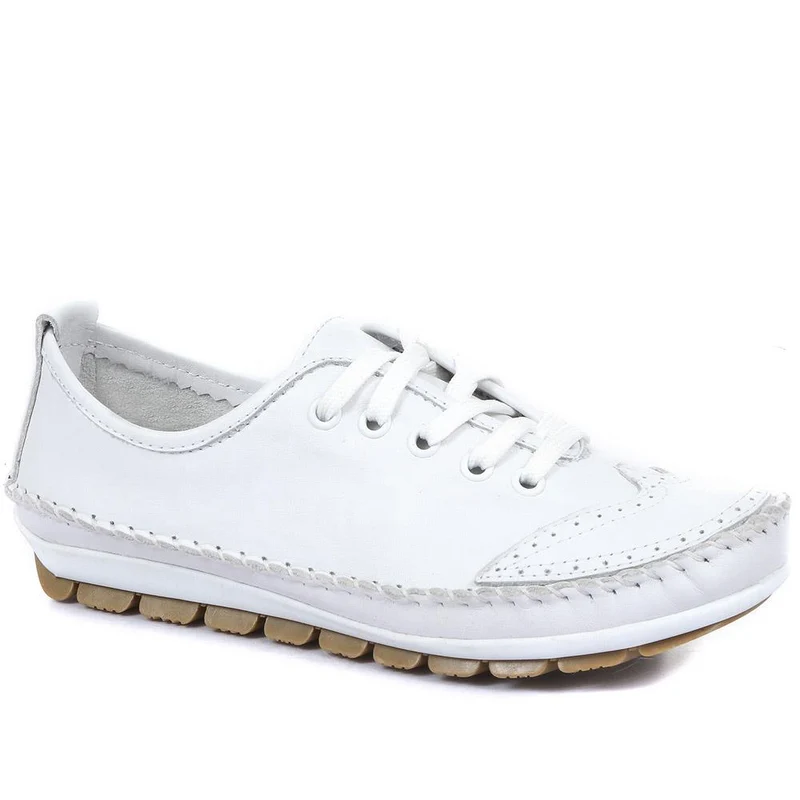 Leather Lace-Up Trainers - SIMIN31003 / 317 969