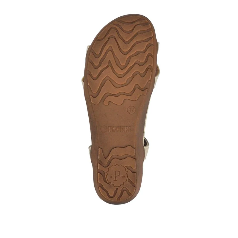 Lightweight Wedge Heel Mules - BAIZH41006 / 327 081 - Beige