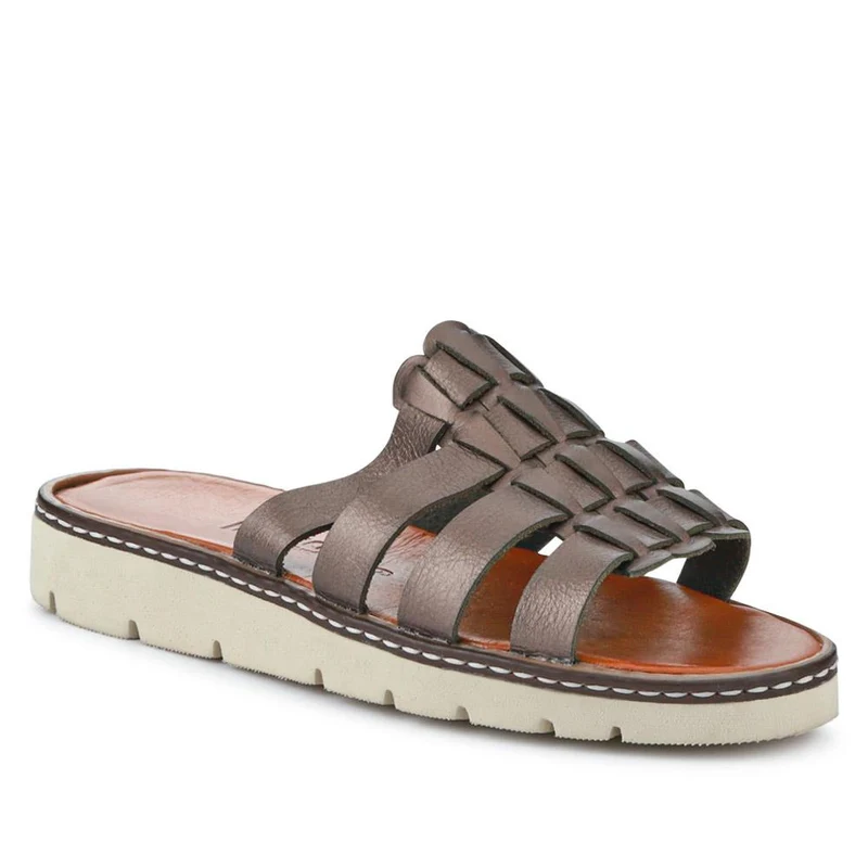 Leather Strappy Mule Sandals - EDNB40106 / 326 916