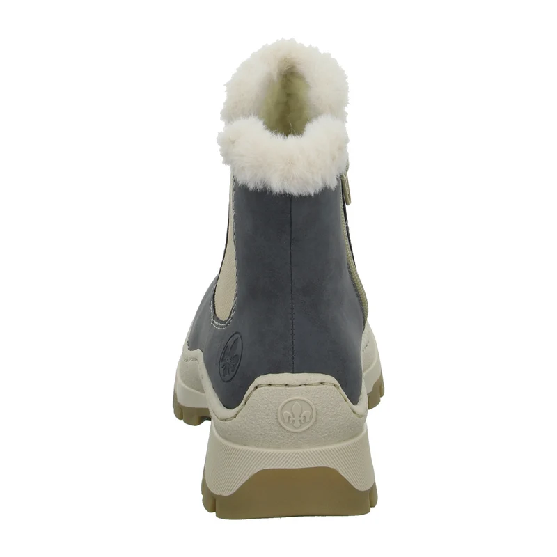 Rieker Schlupf-/Reißverschlußstiefelette Warmfutter bis 35mm Absatz (casual)