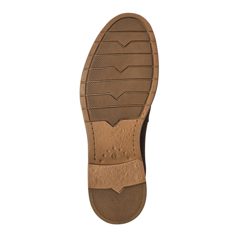 Suede Leather Penny Loafers - ITAR41012 / 327 506 - Brown