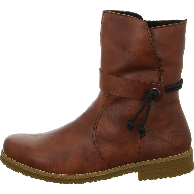 Rieker Schlupf-/Reißverschlußstiefelette Warmfutter bis 35mm Absatz (casual)