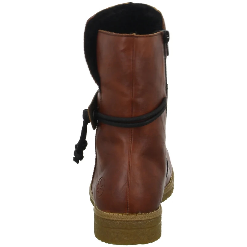 Rieker Schlupf-/Reißverschlußstiefelette Warmfutter bis 35mm Absatz (casual)