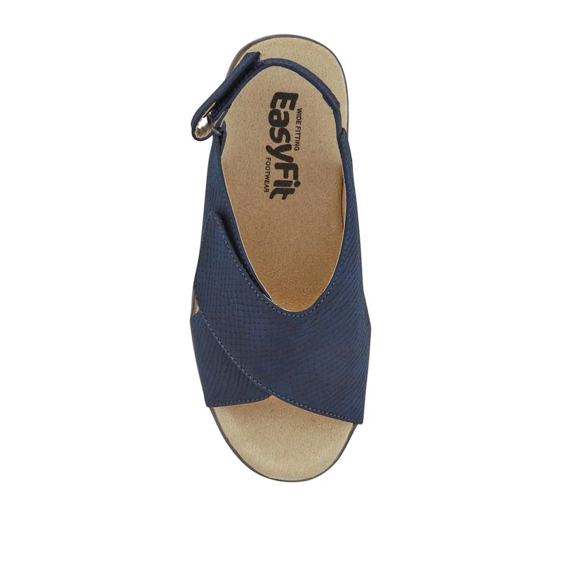 Extra-Wide-Fit Slingback Sandals - CADHA / 327 198 - Navy