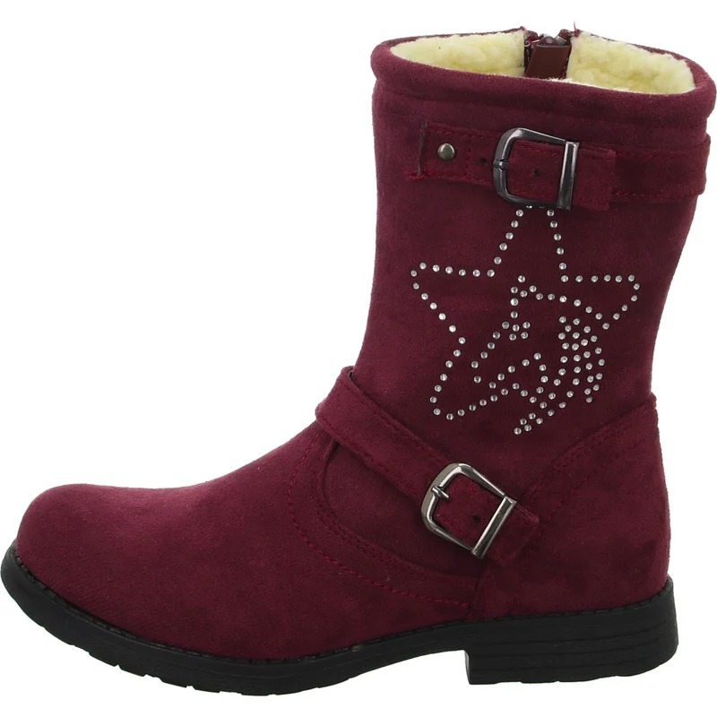 girlZ onlY Schlupf-/Klettstiefelette Warmfutter