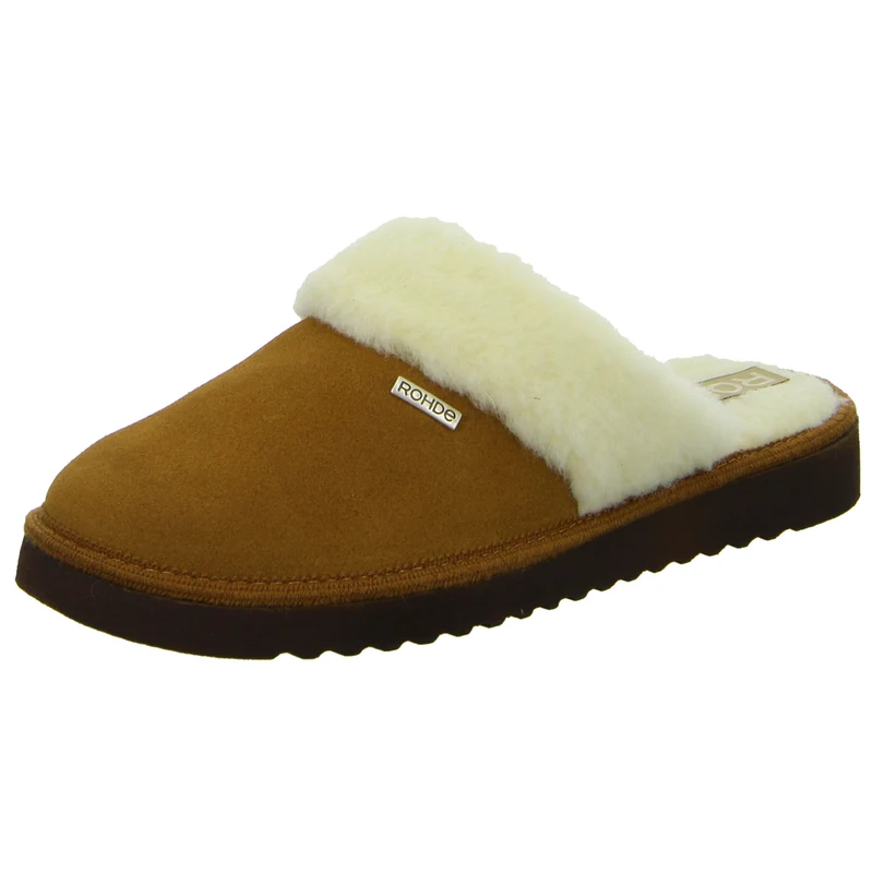 Rohde Hausschuh Pantolette Warmfutter