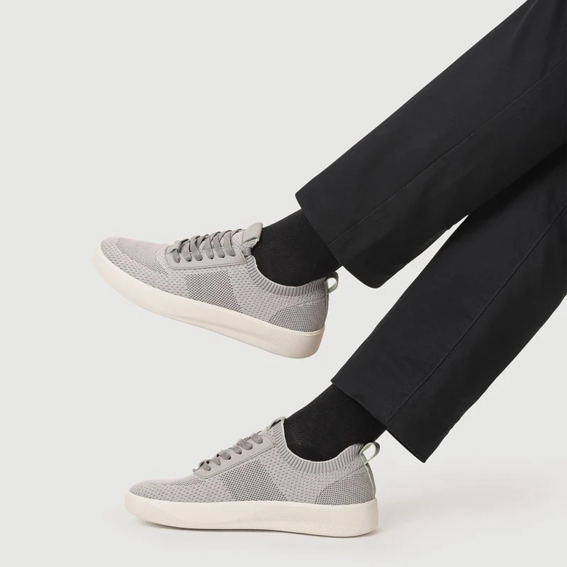 Breathable Chunky-Soled Lace-Ups - JIAHU41000 / 327 229 - Grey