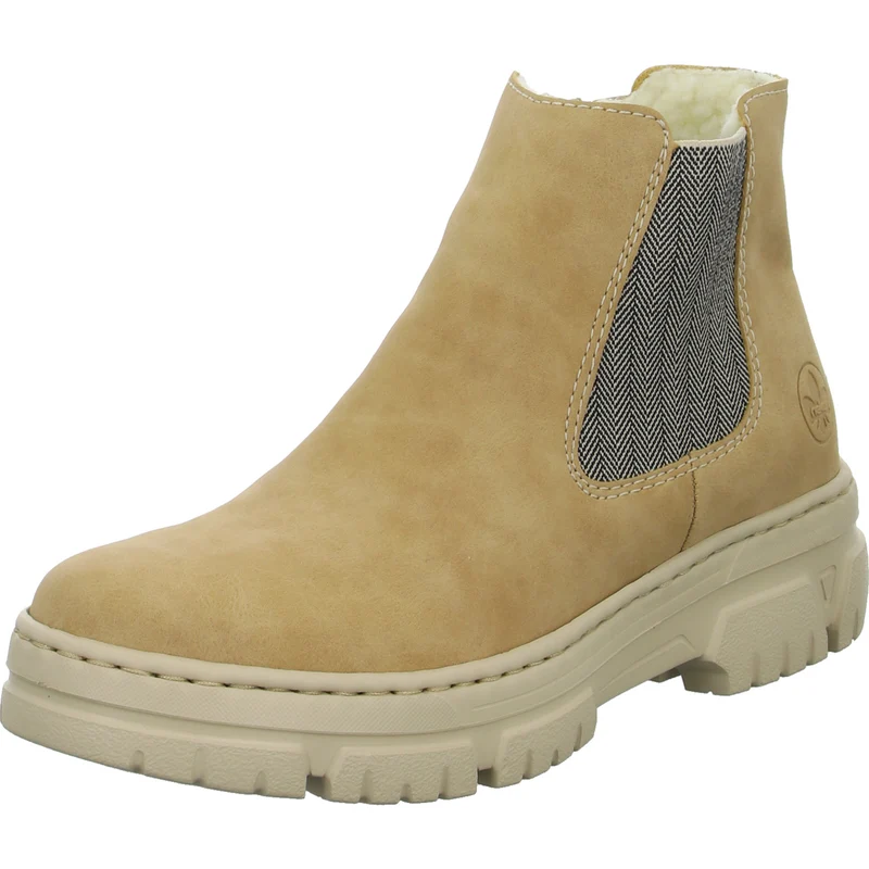 Rieker Schlupf-/Reißverschlußstiefelette Warmfutter bis 35mm Absatz (casual)
