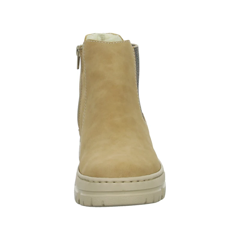 Rieker Schlupf-/Reißverschlußstiefelette Warmfutter bis 35mm Absatz (casual)