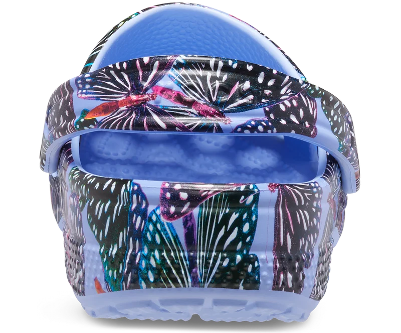 Crocs Klassischer Unisex-Schmetterlings-Clog – Moon Jelly