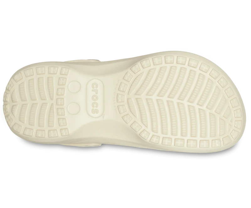 Crocs Klassische Unisex-Plattform Lined Clog - Knochen