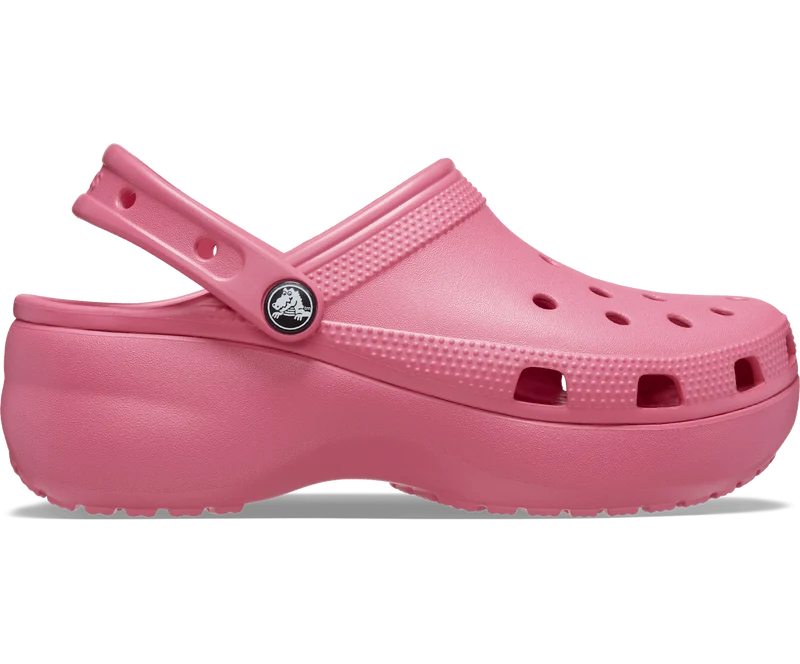 Crocs Klassischer Unisex-Plateau-Clog – Hyper Pink