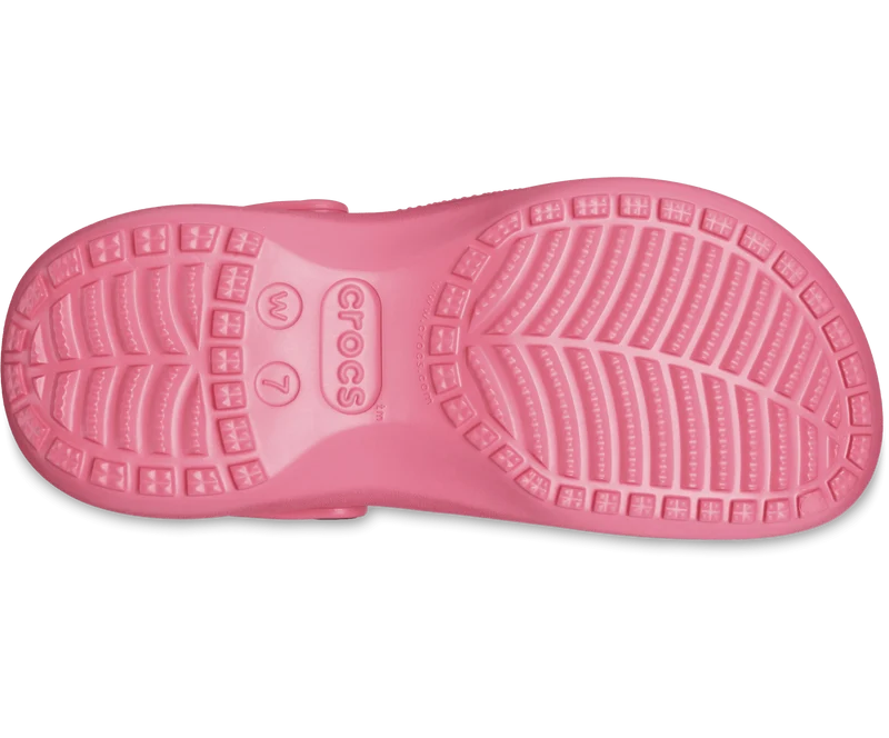 Crocs Klassischer Unisex-Plateau-Clog – Hyper Pink