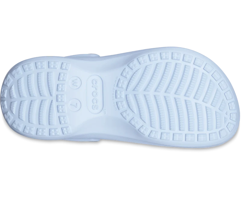 Crocs Klassische Unisex-Plattform Lined Clog - Blauer Kalzit