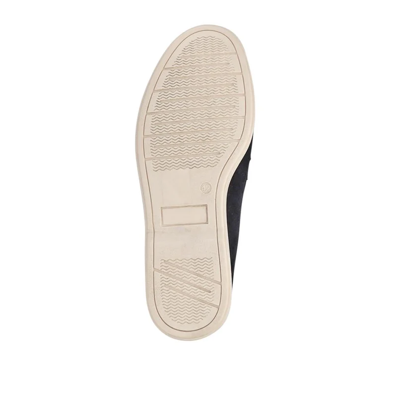 Casual Leather Loafers - SAKM41013 / 327 205 - Navy