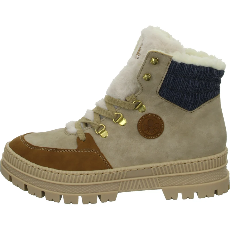Rieker Schnürstiefelette Warmfutter bis 35mm Absatz (casual)