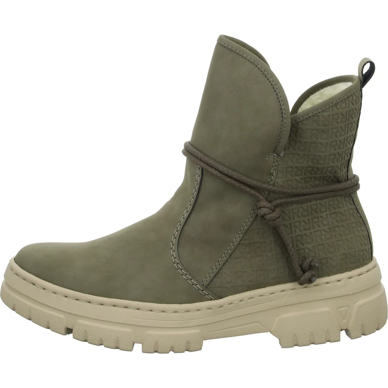 Rieker Schlupf-/Reißverschlußstiefelette Warmfutter bis 35mm Absatz (casual)
