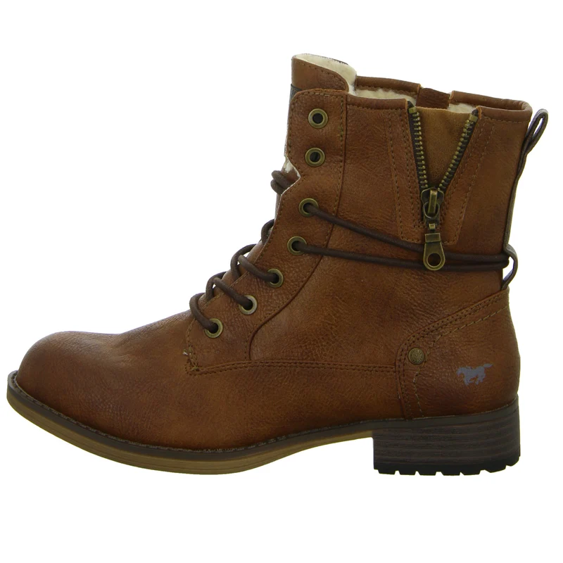 MUSTANG Schnürstiefelette Warmfutter bis 35mm Absatz (casual)