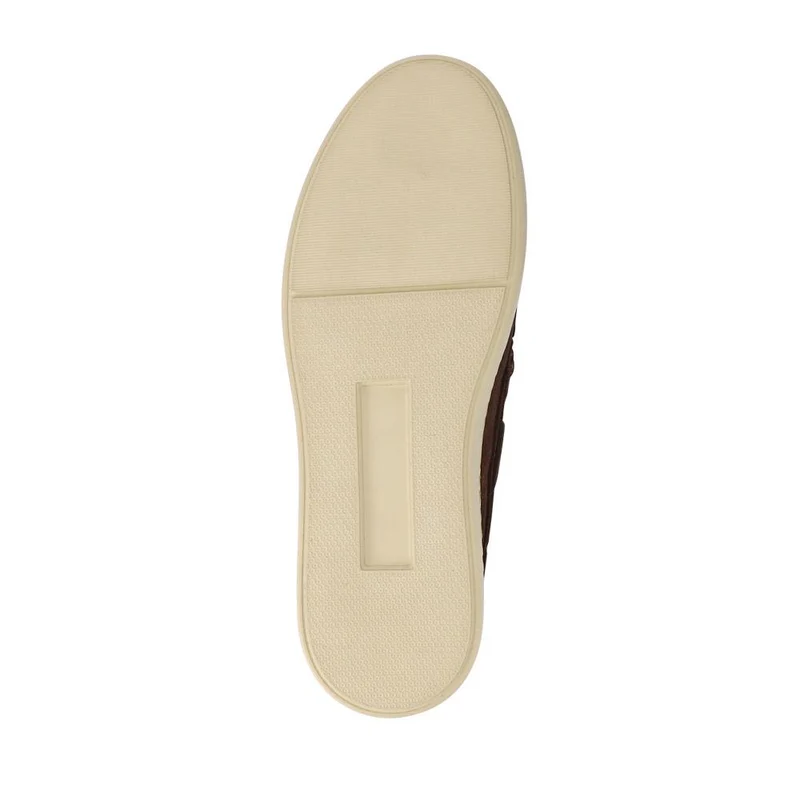 Leather Slip-On Shoes - OZIL41001 / 327 134 - Brown