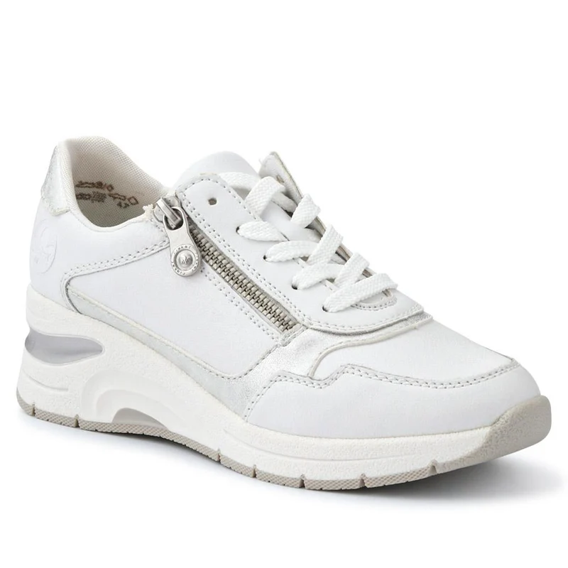 Leather Dual-Fastening Trainers - RKR41519 / 326 839 - White