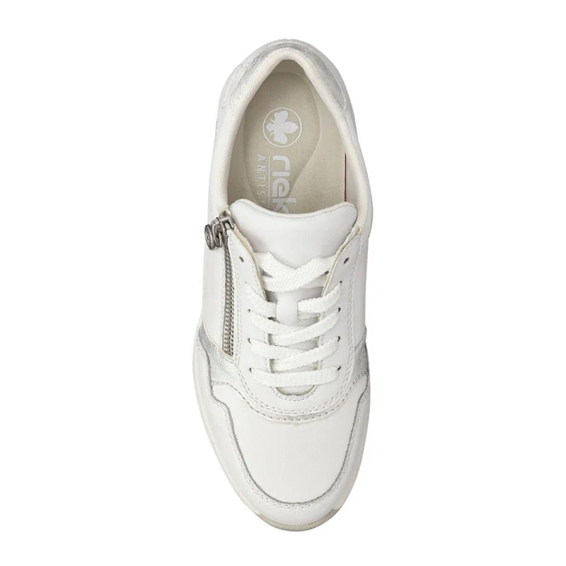 Leather Dual-Fastening Trainers - RKR41519 / 326 839 - White