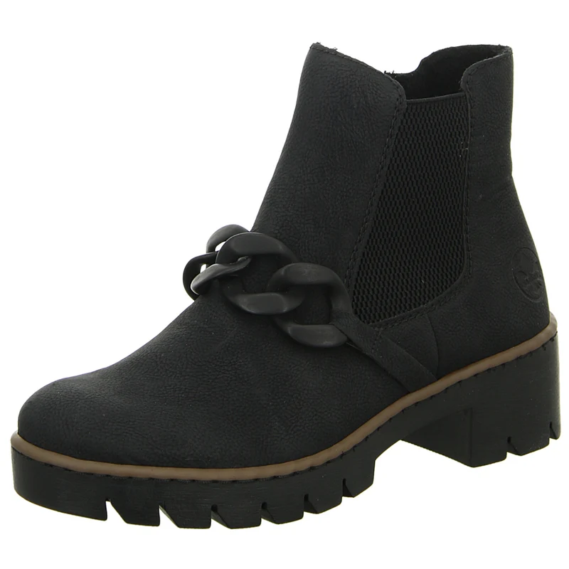 Rieker Schlupf-/Reißverschlußstiefelette Warmfutter bis 35mm Absatz (casual)