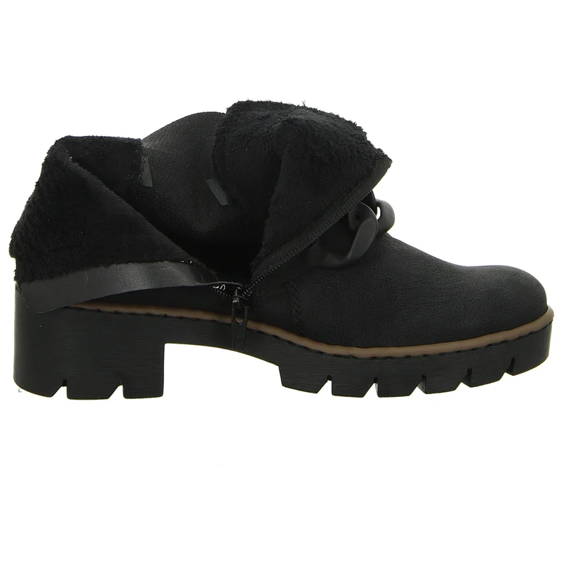 Rieker Schlupf-/Reißverschlußstiefelette Warmfutter bis 35mm Absatz (casual)