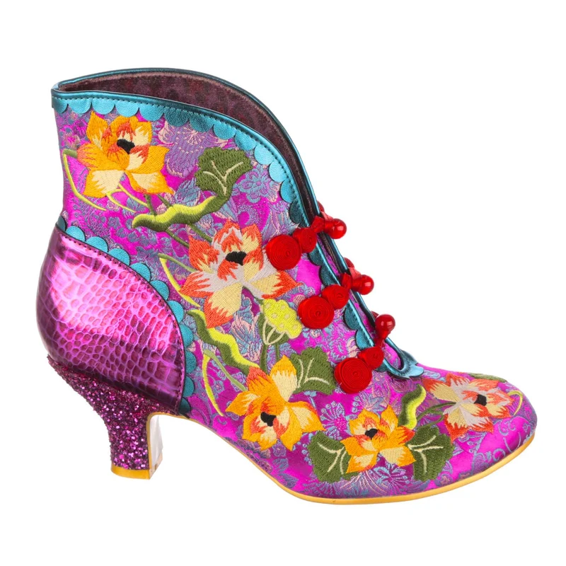 Irregular Choice Lotus Eater High Heels für Damen - Fuchsia